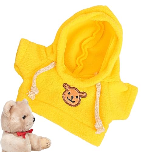 Bärenkleidung - Kleines Plüschbären -Puppenkostüm | Plüsch Capybara Puppenkostüm | Kleidung Für Stofftiere | Bären Sie Toy Outfits Accessoires | Gefüllte Tierhemd Für 7,87 Bis 9,84 Zoll Größe Puppen von Generic