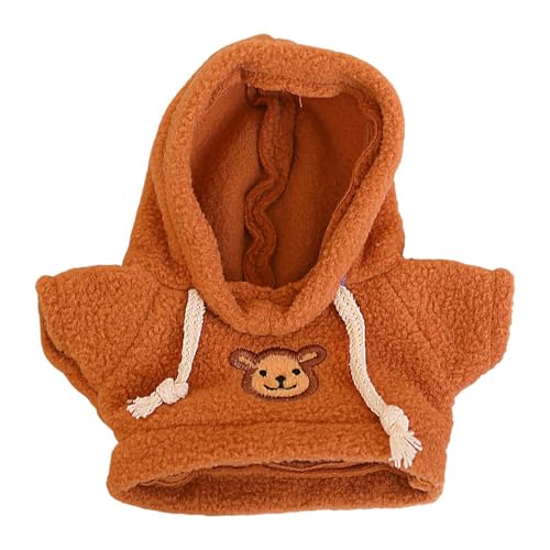 Bärenkleidung - Kleines Plüschbären -Puppenkostüm | Plüsch Capybara Puppenkostüm | Kleidung Für Stofftiere | Bären Sie Toy Outfits Accessoires | Gefüllte Tierhemd Für 7,87 Bis 9,84 Zoll Größe Puppen von Generic