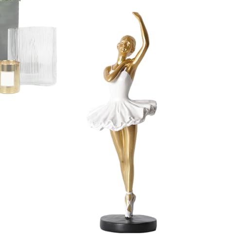 Balletttänzer-Ornament – ​​Harzfiguren, Dekorative Skulpturen | Künstlerische Ornamente, Moderne, Lichtechte Dekoration Für Bücherregale, Fenster Und Wohnzimmer Mit Eleganter Note von Generic