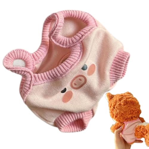 Bekleidungskostüme für kleine Puppen, Schweinekleidungsset für Puppen - Plüsch-Schwein Ankleiden Kostüme | Puppe verkleiden sich Miniatur-Schwein Kleidung für Figur von Generic