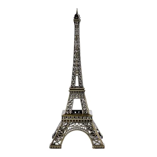 Berühmte Welt Architektur Metall Statue Dekor Mottoparty Dekoration Kuchen Topper Home Tisch Sammlerstück Geschenk (Eiffelturm in Paris, Frankreich) von Generic