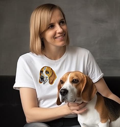 Bestickter Aufnäher zum Aufbügeln mit Beagle-Motiv von Generic