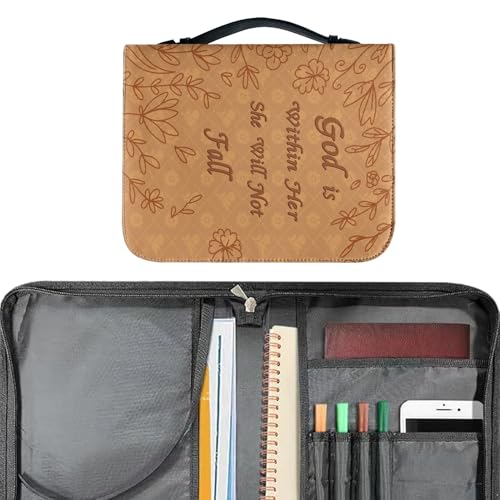 Biblische Umschlagtasche – Bibelbuchumschlag für Männer, Büchertasche mit Griff oben | tragbare Buchtasche mit Griff oben, manueller Schutzbezug für l Biblische Umschlagtasche – Bibelbuchumschlag für Männer, Büchertasche mit Griff oben | tragbare Buchtasche mit Griff oben, manueller Schutzbezug für l von Generic