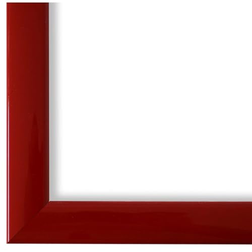 Bilderrahmen Rot DIN A3 30x42 cm - Modern, Shabby, Vintage - Alle Größen - handgefertigter Echt-Holz Rahmen - München von Generic