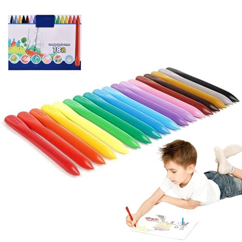 Bleistift-Set für Kleinkinder – Set mit trocken abwischbaren Stiften sicher für Kinder | ungiftige und waschbare Buntstifte in loser Verpackung, ideales Geburtstagsgeschenk von Generic