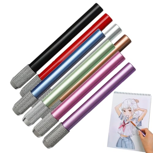 Bleistiftverlängerung, Bleistiftverlängerungshalter, Crayon Extension-Verlängerer, Tragbarer Farbstift-Verlängerer, Bleistift-Verlängerungshalter für Buntstifte, 6/8 Stück von Generic