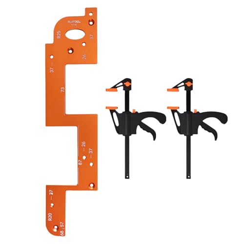 Bogen -Groove Guide, Holzbearbeitung Arcslotting Form -Holzbearbeitung Lichtbogenschlitzform Formform Formformzeug Präzise Geschnittene Lichtbogen Groove -Assistenzwerkzeug Genauer Arc Groove Guide Fü von Generic