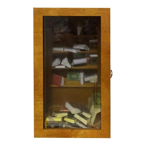 Buchecken-Set, Miniatur-Bühnenbücherregal, Schüttelregal, Holzregal-Puzzle, Bücherregal, dekoratives Bücherregal zum Schütteln, Bürodekoration, kleines Bib Buchecken-Set, Miniatur-Bühnenbücherregal, Schüttelregal, Holzregal-Puzzle, Bücherregal, dekoratives Bücherregal zum Schütteln, Bürodekoration, kleines Bib von Generic