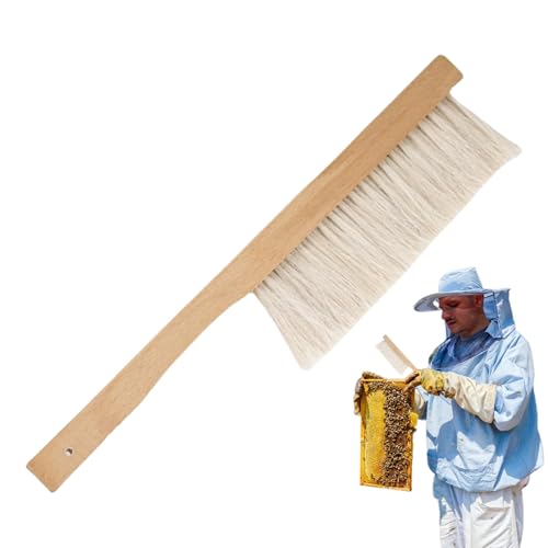 Bürste Für | Bürste Für 39,9 × 7,6 × 1 Cm Für Messer - Weiches Werkzeug Zum Reinigen von Bienenstöcken Mit Holzgriff, Ausrüstung Für Bürste Für | Bürste Für 39,9 × 7,6 × 1 Cm Für Messer - Weiches Werkzeug Zum Reinigen von Bienenstöcken Mit Holzgriff, Ausrüstung Für von Generic
