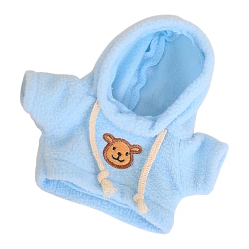 Build A Bear-Kleidung, Build A Bear-Outfits | Plüschbärenkleidung | Kleine Kapuzenpullover zum Sammeln, Capybara-Kuscheltier-Shirt, süßer Stoffpuppenpullover für 7,87 bis 9,84 Zoll große Puppen von Generic