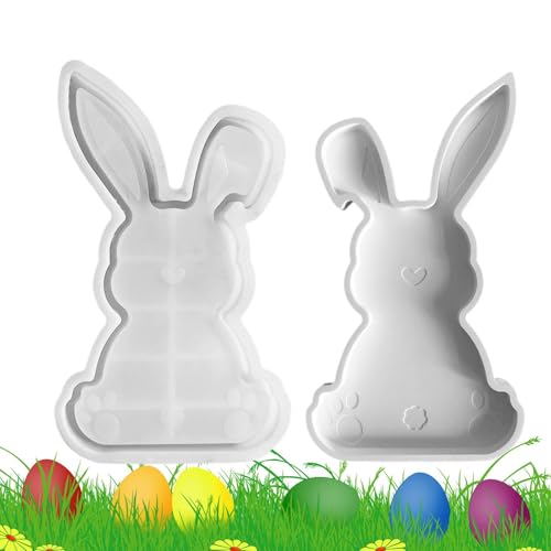 Bunny Epoxy Mold – Bunny Silicone Mold | Decorative Epoxy Casting Easter Bunny Resin Molds, Molds, Molds Sukkulente Mold, Epoxidharz, Concrete Cement Mould for Home Desktop Decor, Animal Bunny Resin von Generic