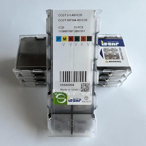 CCGT09T304-AS IC20/Hartmetall-CNC-Klinge, 10 Stück von Generic