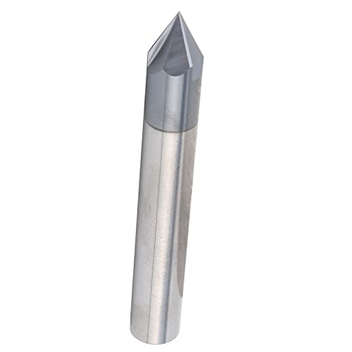 Chamfer End Mill, Langlebiger Professioneller Kammer -Router -Bit -Kabinen -Frässchneider Einfach zu Operieren für Industriezubehör (D10*60°*75L) von Generic