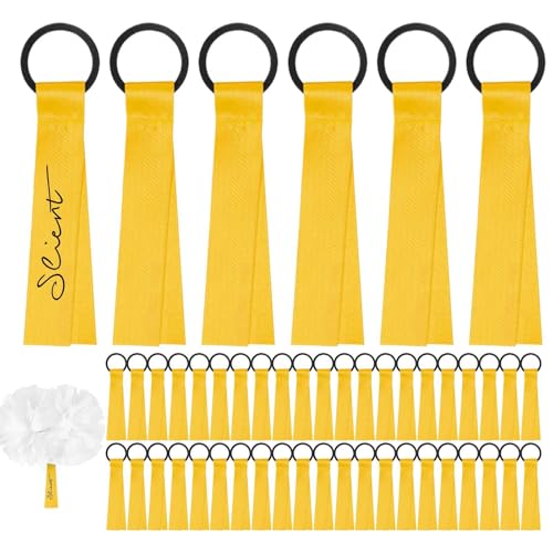 Cheerleader Name Labels | Cheerleader Pom Poms Beschriftet Ribbon, weicher Cheerleading -Name auf leeren Ribbon -Tags mit Band für Text, Slogan, Name von Generic