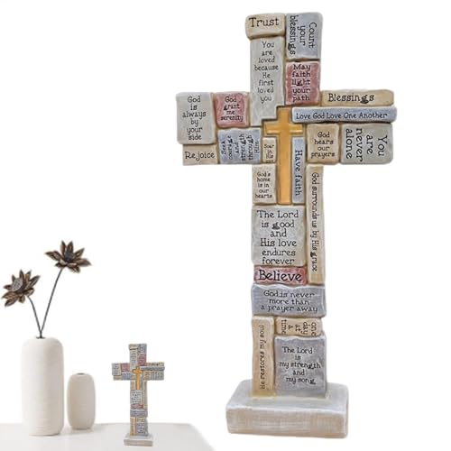 Christen Überqueren Ornamente - Ideal Als Geschenk Für Christen, Zuverlässige Und Dauerhafte Bürokreuzgeschenk Für Christen | Gläubige Zum Christentum von Generic