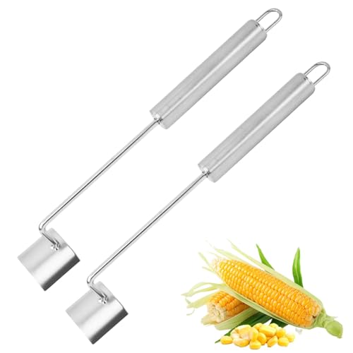 Cob Corn Stripper, Maisschäler | 2 Pack Maisschaufel | Peeling Gadget, Küchenkernscheide, Haushaltsfahrer für das Essen im Freien von Generic