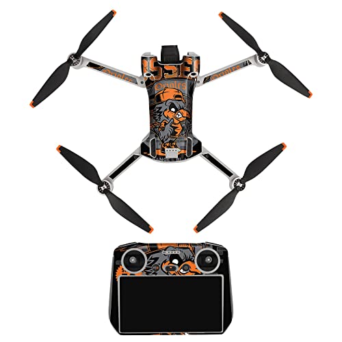 Colorful Kompatibel mit DJI Mini 3 PRO Drohne & Bildschirm Fernbedienung Aufkleber, Schlanke Schutzfolie Volldeckender Decals Sticker Skin Körper Arm Aufkleber (A, One Size) von Generic