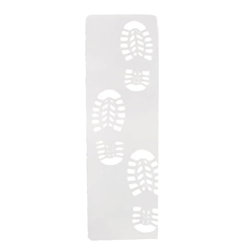 Creative Christmas Footprints Template - Small Footprints Decoration | Christmas Paths With Santa | Father Christmas Xmas Eve Trail | Foot Print Stencils For Floor, Door, Wood, Christmas Card von Generic