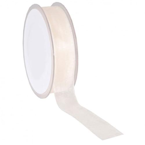 Creme Organza Band 25 mm / 50 mtr. von Generic