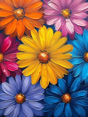 DIY Diamond Painting Erwachsene Blume, Diamond Painting Set Pflanze, 5D Runder Vollbohrer Diamant Malerei Kits, Diamant Malerei Basteln für Erwachsene, Wanddeko und Zimmer Deko, 40x50cm E-2149 DIY Diamond Painting Erwachsene Blume, Diamond Painting Set Pflanze, 5D Runder Vollbohrer Diamant Malerei Kits, Diamant Malerei Basteln für Erwachsene, Wanddeko und Zimmer Deko, 40x50cm E-2149 von Generic