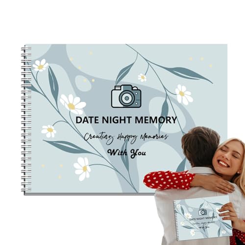 Date Night Book – Aktivitätsbuch für Paare, Leitfaden zur Date-Inspiration | Date-Abenteuerbuch, Rubbel-Date-Night-Ideen, Fotoalbum-Buch für Paare, romantische Jungvermählten-Rubbel-Date-Night-Spiele von Generic