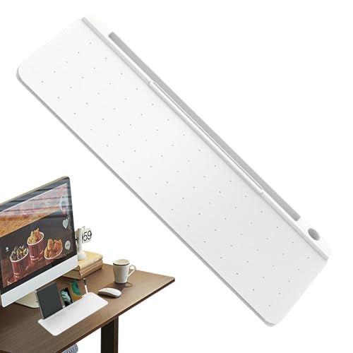 Desktop-Whiteboard, trocken abwischbare Glastafel,Kleines trocken abwischbares Glasbrett - Desktop-Whiteboard-Organizer mit Zubehör, 3 Markern, Heimschulbedarf von Generic