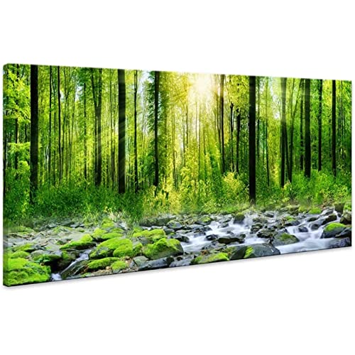 Diamond Painting,Waldlandschaft DIY 5d Diamant Painting Malen Nach Zahlen Erwachsene Bilder Bringen Zubehör,Leinwand Daiments Painting Kinder Kits,Mosaikherstellung für Home Wand Décor 80x160cm C721 von Generic