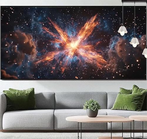 Diamond Painting Abstrakt Diamond Painting Erwachsene Sternennacht,5D Diamant Painting Bilder Kinder,DIY Malen Nach Zahlen Diamant Kunst Malerei Stickerei Set für Wand Dekor Geschenke 140 x 70 cm q47 von Generic