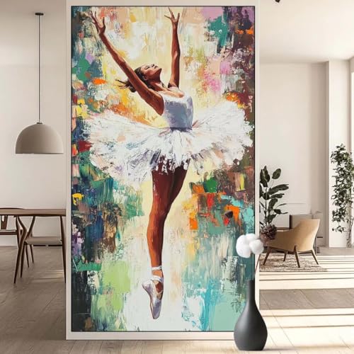 Diamond Painting Ballett Diamond Painting Erwachsene Sexy, 5D Diamant Painting Bilder Full Drill Diamond Painting Kinder, DIY Malen Nach Zahlen Diamant Kunst Malerei Set für Wand Dekor 30 x 60 cm q613 von Generic