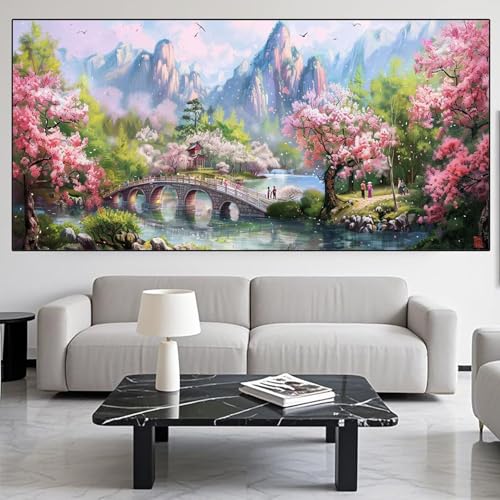 Diamond Painting Berg Diamond Painting Erwachsene Groß xxl 90x250cm Diamant Malerei Landschaft Malen Nach Zahlen DIY Strass Kunst Mosaikherstellung Crystal Stickerei sets,Home Dekor Geschenke XD829 Diamond Painting Berg Diamond Painting Erwachsene Groß xxl 90x250cm Diamant Malerei Landschaft Malen Nach Zahlen DIY Strass Kunst Mosaikherstellung Crystal Stickerei sets,Home Dekor Geschenke XD829 von Generic