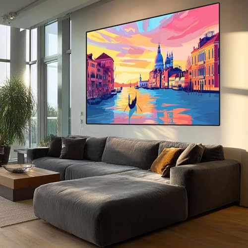 Diamond Painting Boot Diamont Painting Bilder Stadt Malen Nach Zahlen set für Erwachsene,5D Vollbohrung Crystal Bastelset Mosaikherstellung,DIY Diamant Malerei für Geschenke Wanddeko 80x200cm XD178 Diamond Painting Boot Diamont Painting Bilder Stadt Malen Nach Zahlen set für Erwachsene,5D Vollbohrung Crystal Bastelset Mosaikherstellung,DIY Diamant Malerei für Geschenke Wanddeko 80x200cm XD178 von Generic
