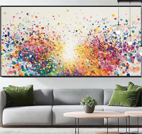 Diamond Painting Bunt Diamant Painting Bilder Lebensbaum, Diamond Painting Groß XXL 180x90 cm, Diamant Painting Bilder Erwachsene DIY Simple Diamond Painting Crystal Art Stickerei für Wand Dekor q100 von Generic