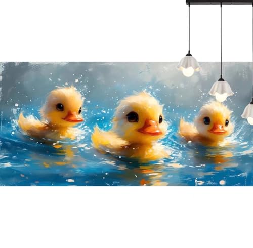 Diamond Painting Ente Diamant Painting Bilder Niedlich, Diamond Painting Groß XXL 180 x 90 cm, Diamant Painting Bilder Erwachsene DIY Simple Diamond Painting Crystal Art Stickerei für Wand Dekor q554 von Generic