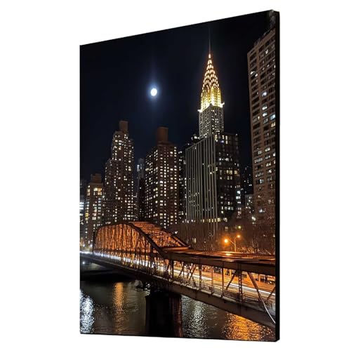 Diamond Painting Erwachsene Brücke Diamond Painting Stadt, Diamant Malen Nach Zahlen, 5D DIY Crystal art Cross Stickerei Basteln Erwachsene, Home Ästhetik Wand Dekor, Geschenke 40x55cm 1ZSH-16784 Diamond Painting Erwachsene Brücke Diamond Painting Stadt, Diamant Malen Nach Zahlen, 5D DIY Crystal art Cross Stickerei Basteln Erwachsene, Home Ästhetik Wand Dekor, Geschenke 40x55cm 1ZSH-16784 von Generic