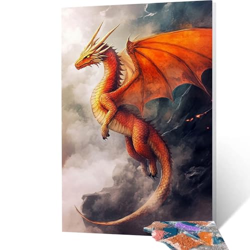 Diamond Painting Erwachsene Drachen, Fantasie Diamant Painting Bilder, DIY Full Drill Mosaikherstellung Cross Stitch Bastelset Erwachsene, Geschenke für Frauen, Dekor Wohnzimmer, 100x135cm model/-4490 Diamond Painting Erwachsene Drachen, Fantasie Diamant Painting Bilder, DIY Full Drill Mosaikherstellung Cross Stitch Bastelset Erwachsene, Geschenke für Frauen, Dekor Wohnzimmer, 100x135cm model/-4490 von Generic