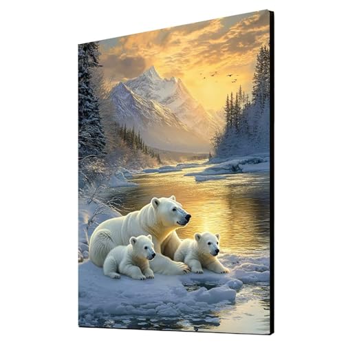 Diamond Painting Erwachsene Eisbär Diamond Painting Tier, Diamant Malen Nach Zahlen, 5D DIY Crystal art Cross Stickerei Basteln Erwachsene, Home Ästhetik Wand Dekor, Geschenke 50 x 70 cm 1ZSH-8735 Diamond Painting Erwachsene Eisbär Diamond Painting Tier, Diamant Malen Nach Zahlen, 5D DIY Crystal art Cross Stickerei Basteln Erwachsene, Home Ästhetik Wand Dekor, Geschenke 50 x 70 cm 1ZSH-8735 von Generic