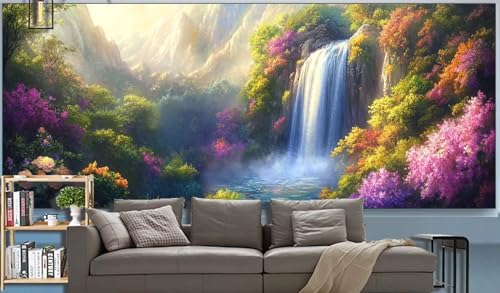 Diamond Painting Erwachsene Fallen Diamond Painting XXL 160x80cm Malen Nach Zahlen Landschaft Diamant Painting Bilder mit Diamond Painting zubehör,DIY Mosaik Bastelset für Geschenke für Frauenr G81 von Generic