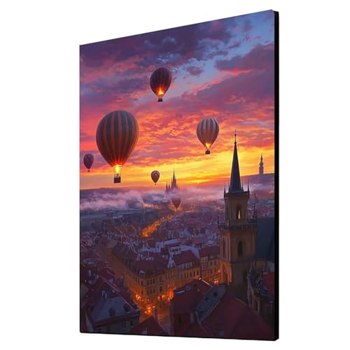 Diamond Painting Erwachsene Heißluftballon Diamond Painting Stadt, Diamant Malen Nach Zahlen, 5D DIY Crystal art Cross Stickerei Basteln Erwachsene, Home Ästhetik Wand Dekor 100x135 cm 1ZSH-20720 Diamond Painting Erwachsene Heißluftballon Diamond Painting Stadt, Diamant Malen Nach Zahlen, 5D DIY Crystal art Cross Stickerei Basteln Erwachsene, Home Ästhetik Wand Dekor 100x135 cm 1ZSH-20720 von Generic