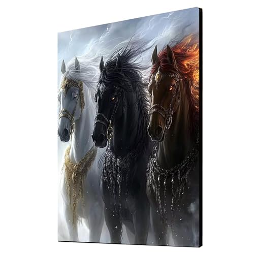 Diamond Painting Erwachsene Horse Diamond Painting Tier, Diamant Malen Nach Zahlen, 5D DIY Crystal art Cross Stickerei Basteln Erwachsene, Home Ästhetik Wand Dekor, Geschenke 80x110cm 1ZSH-19908 Diamond Painting Erwachsene Horse Diamond Painting Tier, Diamant Malen Nach Zahlen, 5D DIY Crystal art Cross Stickerei Basteln Erwachsene, Home Ästhetik Wand Dekor, Geschenke 80x110cm 1ZSH-19908 von Generic
