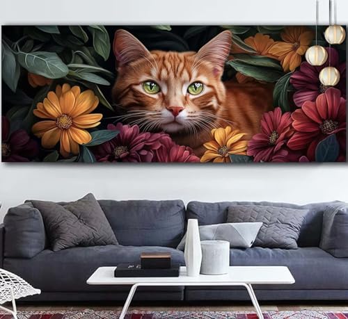 Diamond Painting Erwachsene Katze Diamond Painting xxl 60x150cm Diamant Malerei Blume,DIY Malen Nach Zahlen Erwachsene Diamant Stickerei,5D Diamanten Crystal Leinwand Art Mosaik Bastelset,Gifts F538 Diamond Painting Erwachsene Katze Diamond Painting xxl 60x150cm Diamant Malerei Blume,DIY Malen Nach Zahlen Erwachsene Diamant Stickerei,5D Diamanten Crystal Leinwand Art Mosaik Bastelset,Gifts F538 von Generic