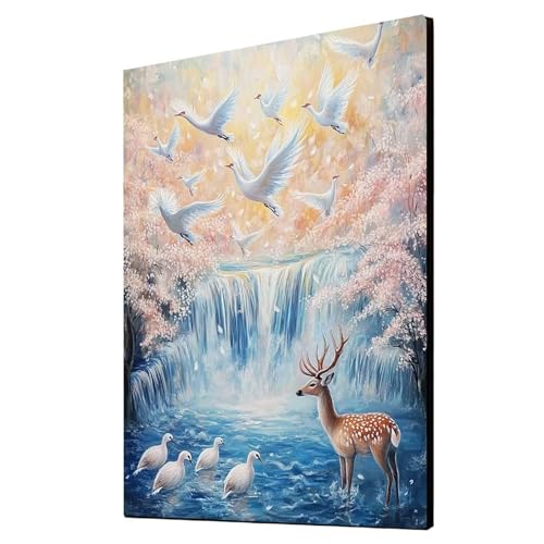 Diamond Painting Erwachsene Tier Diamond Painting Landschaft, Diamant Malen Nach Zahlen, 5D DIY Crystal art Cross Stickerei Basteln Erwachsene, Home Ästhetik Wand Dekor, Geschenke 60x80cm 1ZSH-13446 Diamond Painting Erwachsene Tier Diamond Painting Landschaft, Diamant Malen Nach Zahlen, 5D DIY Crystal art Cross Stickerei Basteln Erwachsene, Home Ästhetik Wand Dekor, Geschenke 60x80cm 1ZSH-13446 von Generic