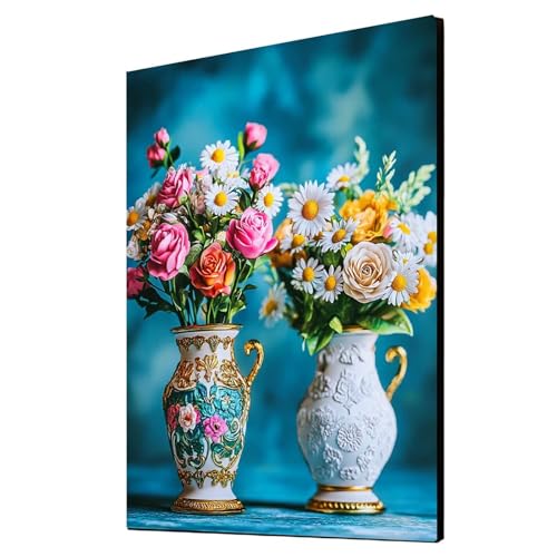 Diamond Painting Erwachsene Vase Diamond Painting Blume, Diamant Malen Nach Zahlen, 5D DIY Crystal art Cross Stickerei Basteln Erwachsene, Home Ästhetik Wand Dekor, Geschenke 60x80 cm 1ZSH-16686 Diamond Painting Erwachsene Vase Diamond Painting Blume, Diamant Malen Nach Zahlen, 5D DIY Crystal art Cross Stickerei Basteln Erwachsene, Home Ästhetik Wand Dekor, Geschenke 60x80 cm 1ZSH-16686 von Generic