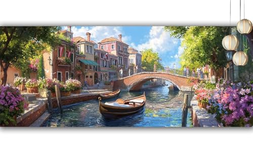 Diamond Painting Erwachsene Venedig Diamond Painting xxl 100x300cm Diamant Malerei Kleine Stadt,DIY Malen Nach Zahlen Erwachsene Diamant Stickerei,5D Diamanten Crystal Leinwand Mosaik Bastelset F843 Diamond Painting Erwachsene Venedig Diamond Painting xxl 100x300cm Diamant Malerei Kleine Stadt,DIY Malen Nach Zahlen Erwachsene Diamant Stickerei,5D Diamanten Crystal Leinwand Mosaik Bastelset F843 von Generic