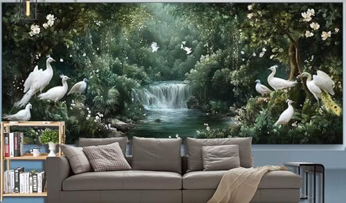 Diamond Painting Erwachsene Wald Diamond Painting XXL 160x80cm Malen Nach Zahlen Fallen Diamant Painting Bilder mit Diamond Painting zubehör,DIY Mosaikherstellung für Dekor Geschenke für Frauenr H67 von Generic