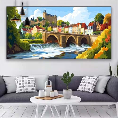 Diamond Painting Europa Diamond Painting Kinder Landschaft Diamant Malerei Beginner,DIY 5D Rhinestones Kristalle Mosaik Bastelset Erwchsene Stickerei Malerei,Deko Geschenke für Frauen 75x150cm LS630 Diamond Painting Europa Diamond Painting Kinder Landschaft Diamant Malerei Beginner,DIY 5D Rhinestones Kristalle Mosaik Bastelset Erwchsene Stickerei Malerei,Deko Geschenke für Frauen 75x150cm LS630 von Generic
