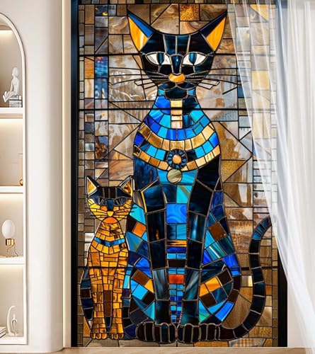 Diamond Painting Groß XXL 40 X 70 cm, Diamond Painting Anubis Malen Nach Zahlen Erwachsene Katze, DIY Eckige Steine Diamant Kunst Mosaic Crystal Malerei Stickerei Set, Wand Deko Kreativ Geschenke J2 von Generic