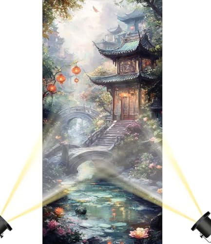 Diamond Painting Groß XXL 90x40 cm, Diamond Painting Landschaft Malen Nach Zahlen Erwachsene China, DIY Diamant Kunst Mosaic Crystal Malerei Stickerei Set, Wand Deko wohnzimmer Kreativ Geschenke F880 von Generic