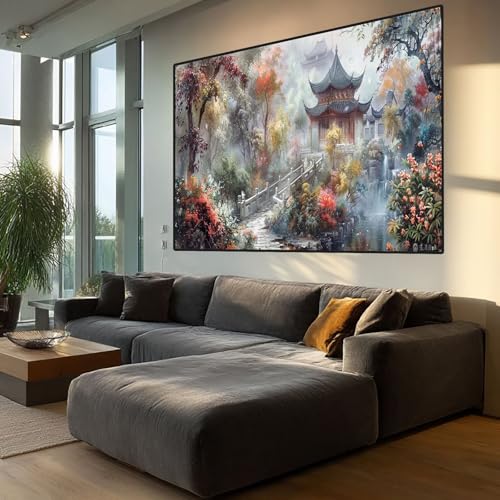 Diamond Painting Japanisch Diamont Painting Bilder Landschaft Malen Nach Zahlen set für Erwachsene,5D Vollbohrung Bastelset Mosaikherstellung,DIY Diamant Malerei für Deko Geschenke 60x120cm XD798 Diamond Painting Japanisch Diamont Painting Bilder Landschaft Malen Nach Zahlen set für Erwachsene,5D Vollbohrung Bastelset Mosaikherstellung,DIY Diamant Malerei für Deko Geschenke 60x120cm XD798 von Generic
