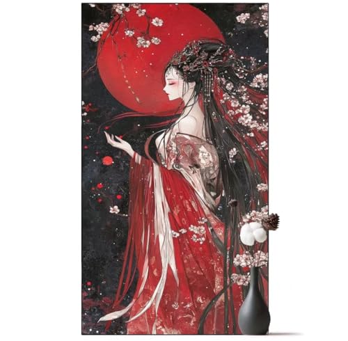 Diamond Painting Japanische Fee Diamond Painting Erwachsene Blume,5D Diamant Painting Bilder Kinder,DIY Malen Nach Zahlen Diamant Kunst Malerei Stickerei Set für Wand Dekor Geschenke 90 x 200 cm q1025 von Generic