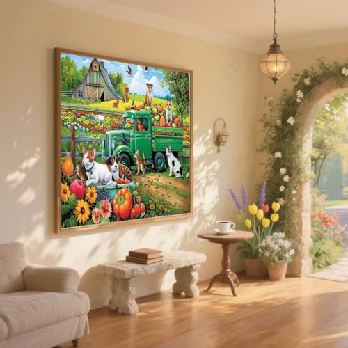 Diamond Painting Kinder Bauernhof Diamant Painting Bilder Auto Diamant Malerei kits Erwachsene 30x40cm DIY Stickerei Kreuzstich Malen Nach Zahlen Anfänger Mosaik Bastelset,Home Deko Geschenke ZQ639 Diamond Painting Kinder Bauernhof Diamant Painting Bilder Auto Diamant Malerei kits Erwachsene 30x40cm DIY Stickerei Kreuzstich Malen Nach Zahlen Anfänger Mosaik Bastelset,Home Deko Geschenke ZQ639 von Generic